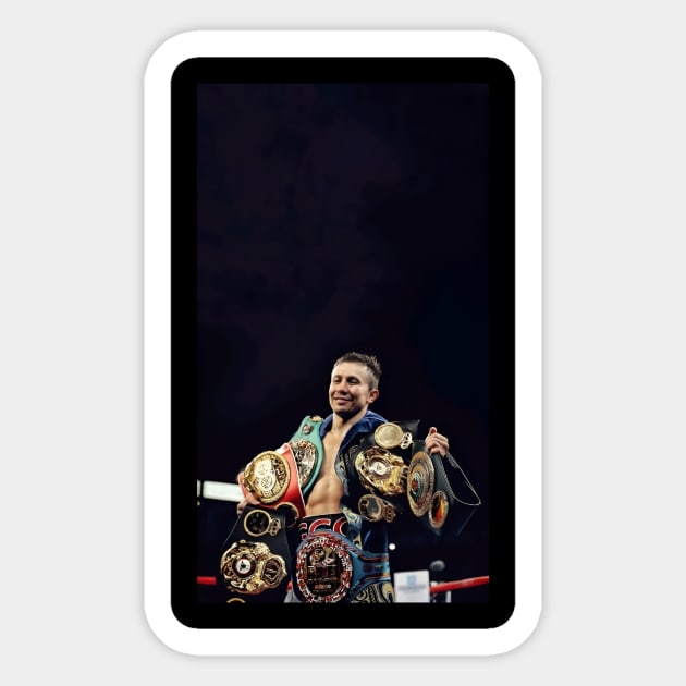 Gennady Golovkin Motivational Sticker by Fit-Flex